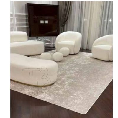 Tappeto moderno VONDA BEIGE CHIARO, perfetto per un ambiente elegante e sobrio